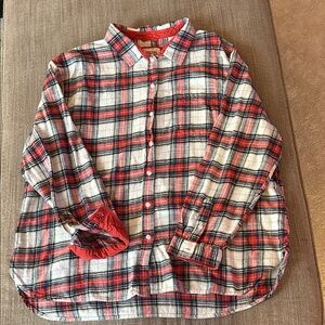 AE Women’s Plaid Flannel Shirt